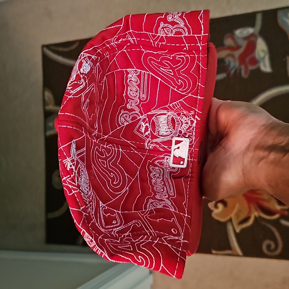 Atlanta Braves 7 1/4  Fitted Hat - Picture 2 of 4